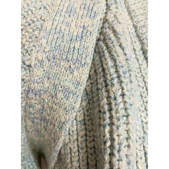 NWT - IRO Paris Dorrin Blue-Green Cotton Sweater - Picture 3 of 7